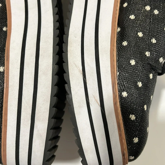 Zara Basic - 38, black and white polka dot platforms - Picture 5 of 9